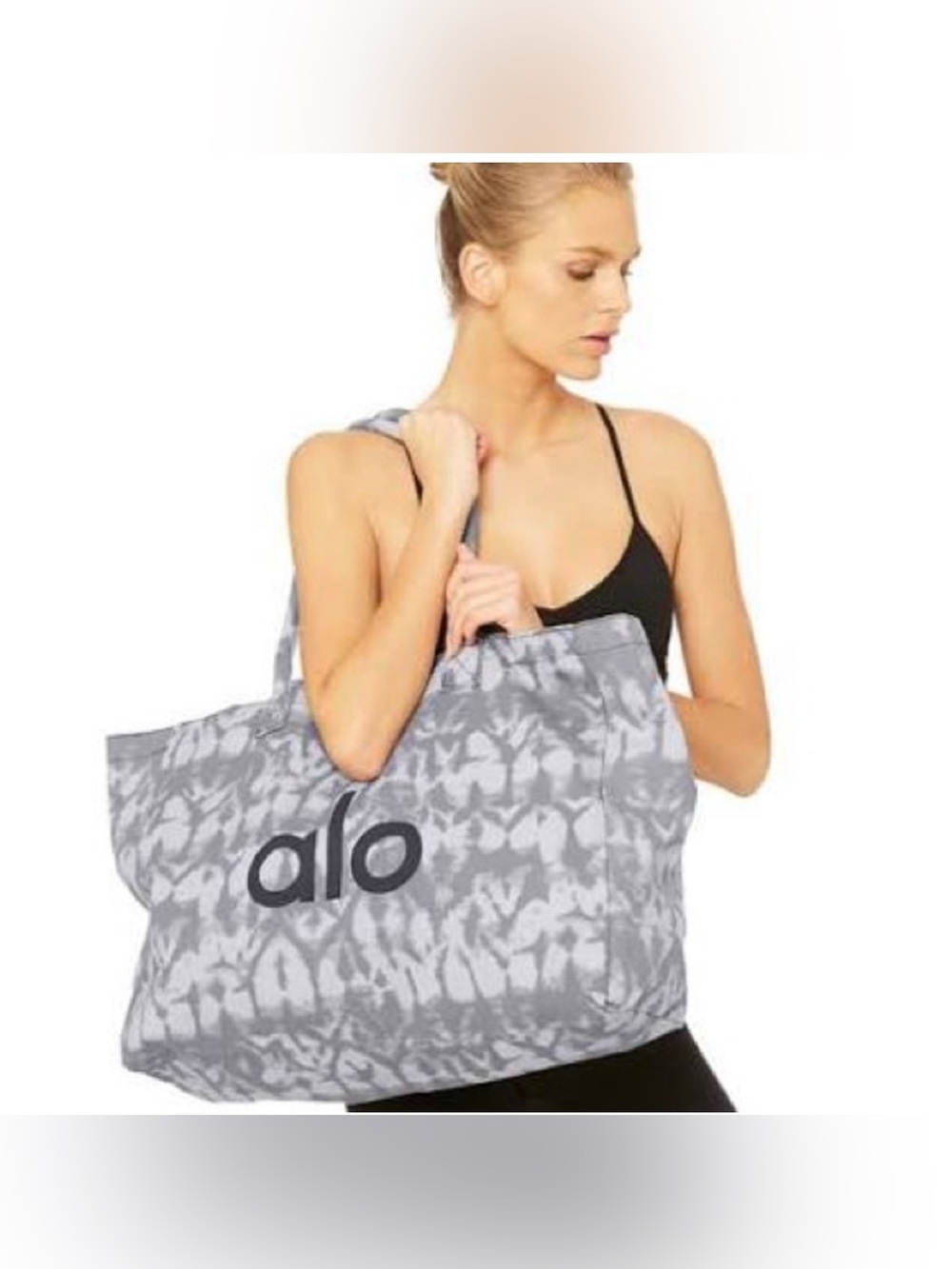 NWT Alo yoga canvas tie dye tote bag - Picture 2 of 15